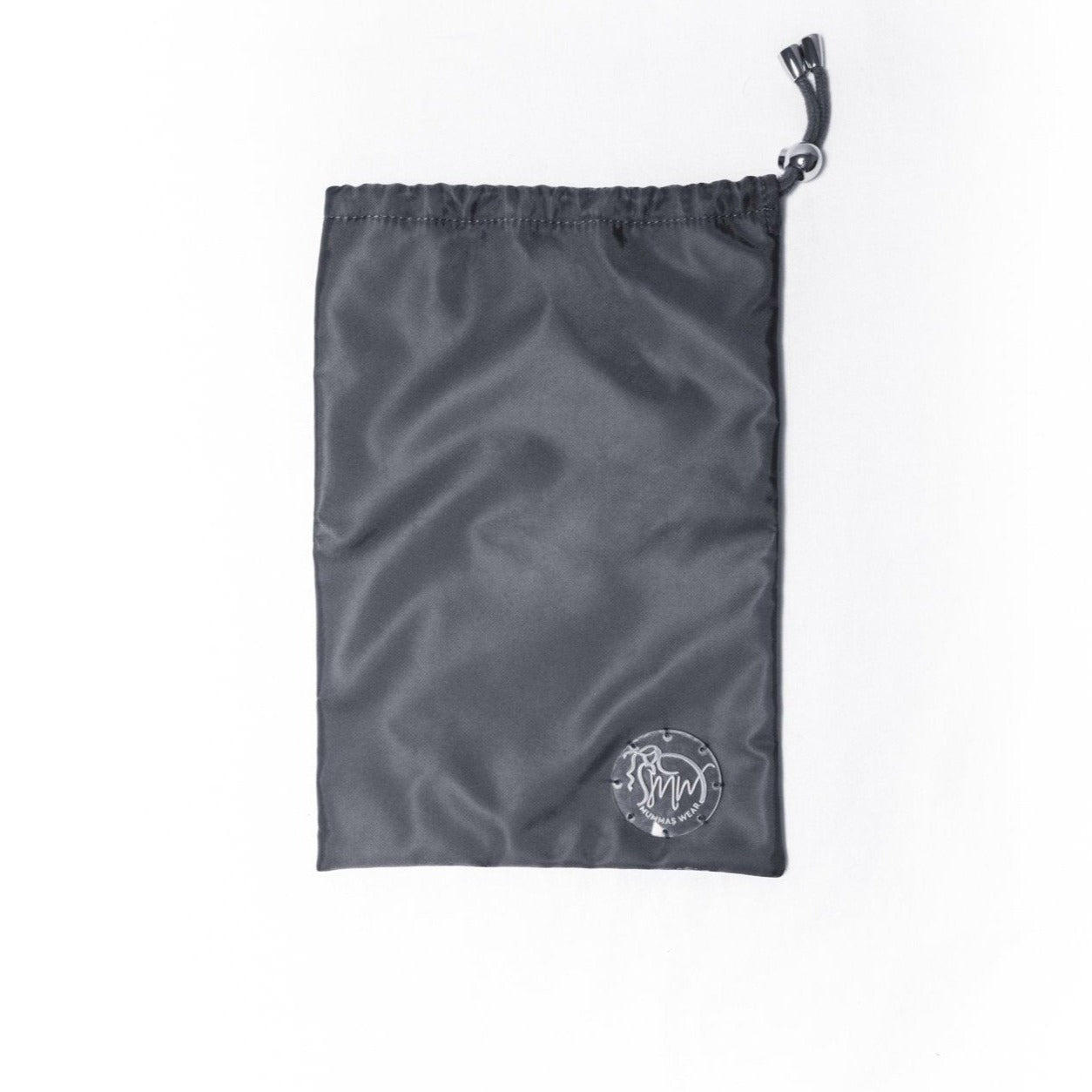 alt="Mummas Wear Oopsie Daisy Wet Bag with drawstring tie and silver metal toggle"