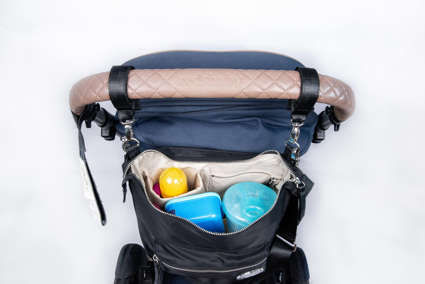 Teeny Tiny™ Pram Caddy Crossbody Bag in Midnight Mayhem
