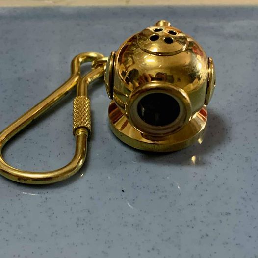 Divers Helmet Key Ring