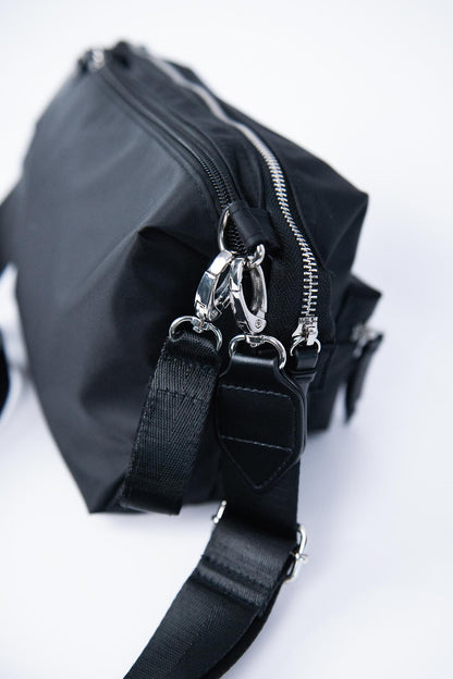 Teeny Tiny™ Pram Caddy Crossbody Bag in Midnight Mayhem