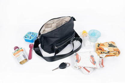 Teeny Tiny™ Pram Caddy Crossbody Bag in Midnight Mayhem